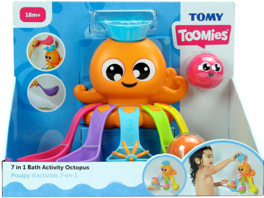 TOMY 7 IN 1 BATH ACTIVITY OCTOPUS