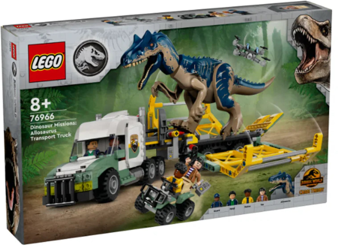 Lego 76966 Jw Allosaurus Transport Truck