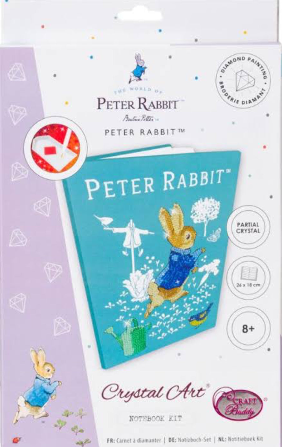 Crystal Art Notebook Peter Rabbit