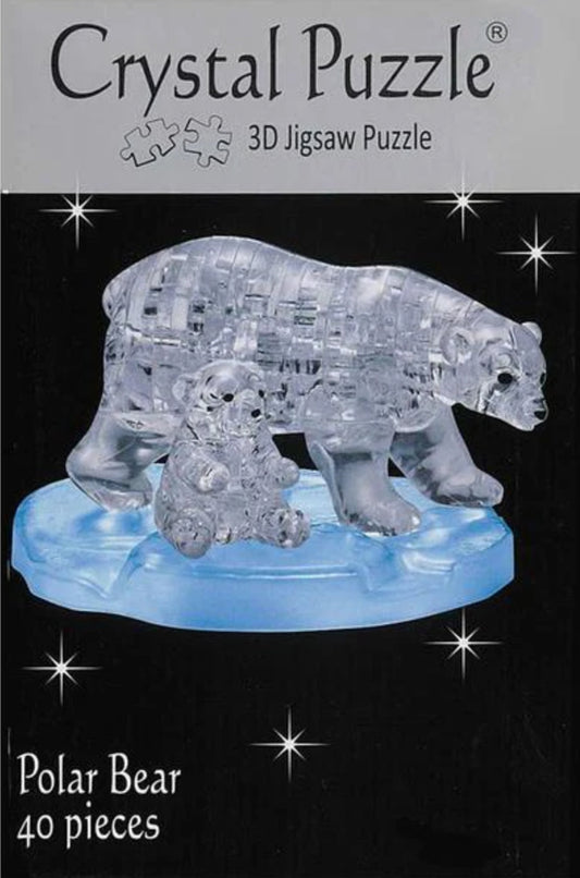 PUZZLE 3D CRYSTAL POLAR BEAR