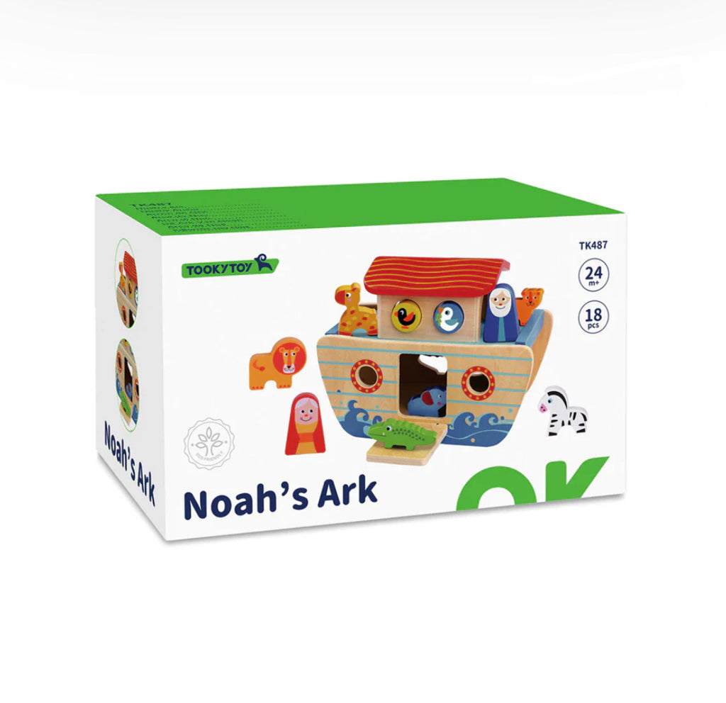 WOOD NOAH'S ARK PLAYSET