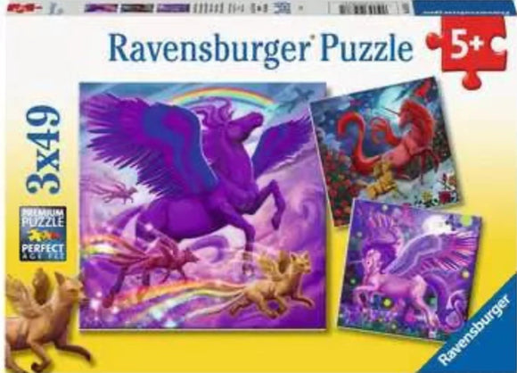 PUZZLE 3X49PC MYTHICAL MAJESTY