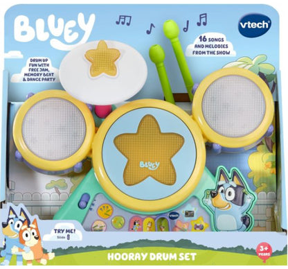 Vtech Bluey Hooray Drum Set