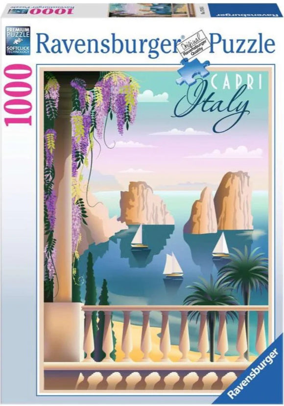 PUZZLE 1000PC POSTCARDS FROM CAPRI