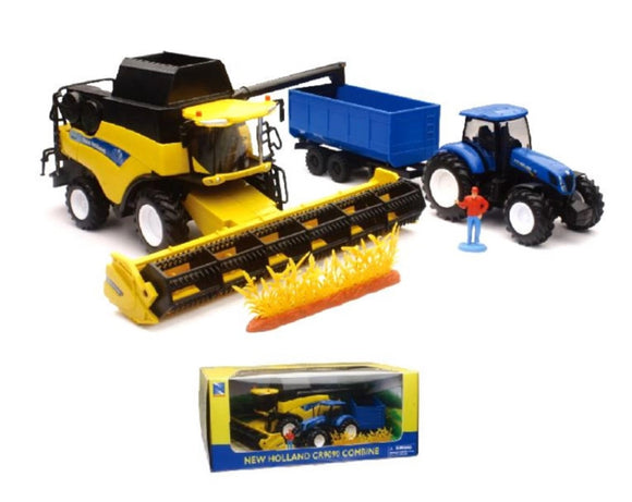 NEW HOLLAND COMBINE HARVESTER SET