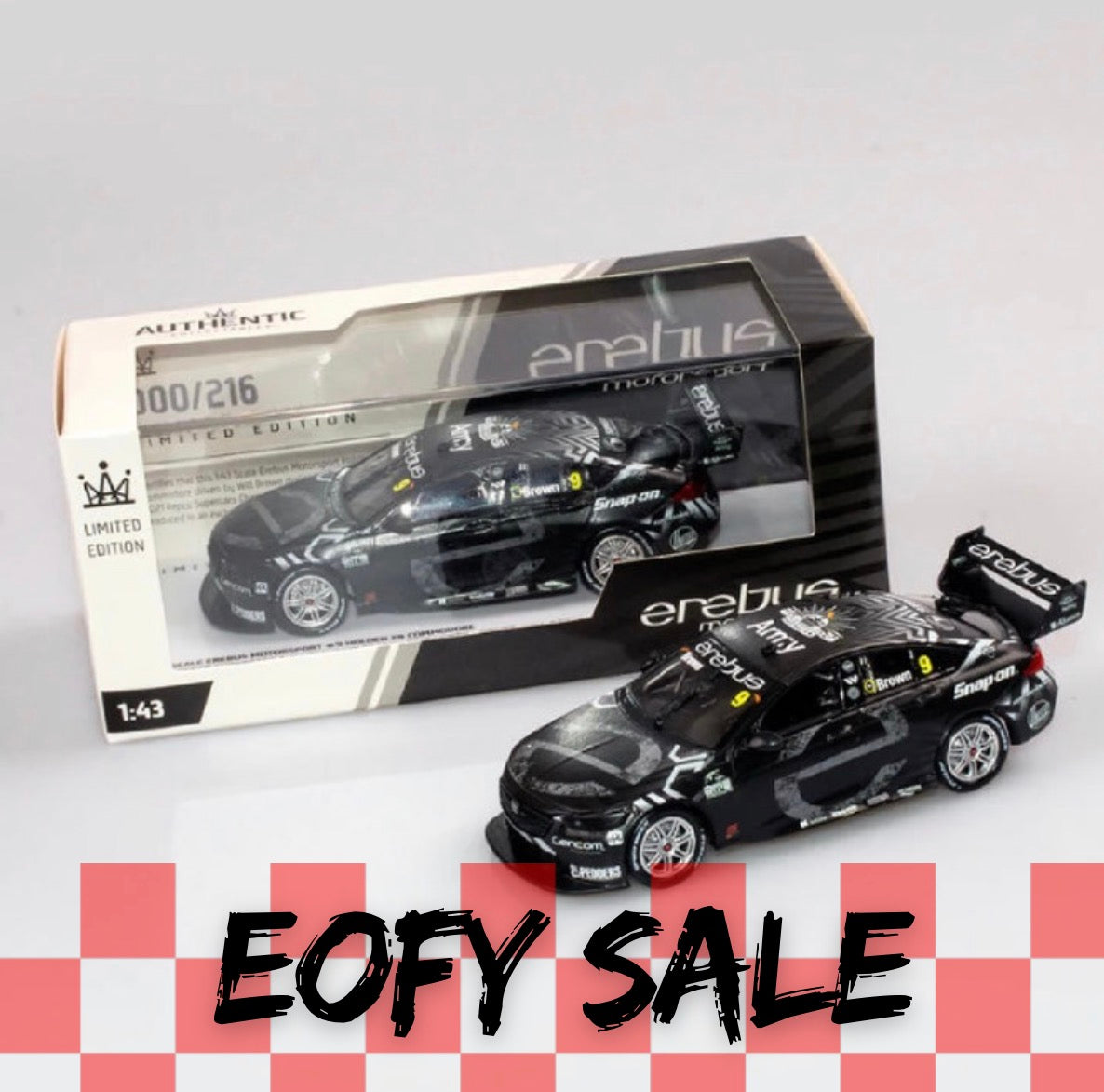 1:43 2021 EREBUS MOTORSPORT #9 SUPERCAR