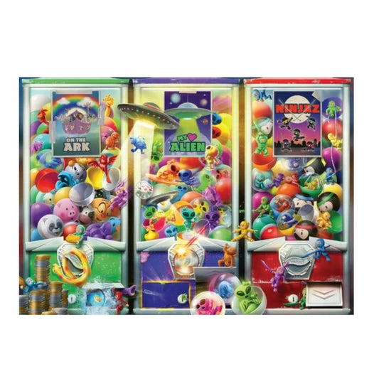 PUZZLE 1000PC ANIMALS ALIENS & NINJAS