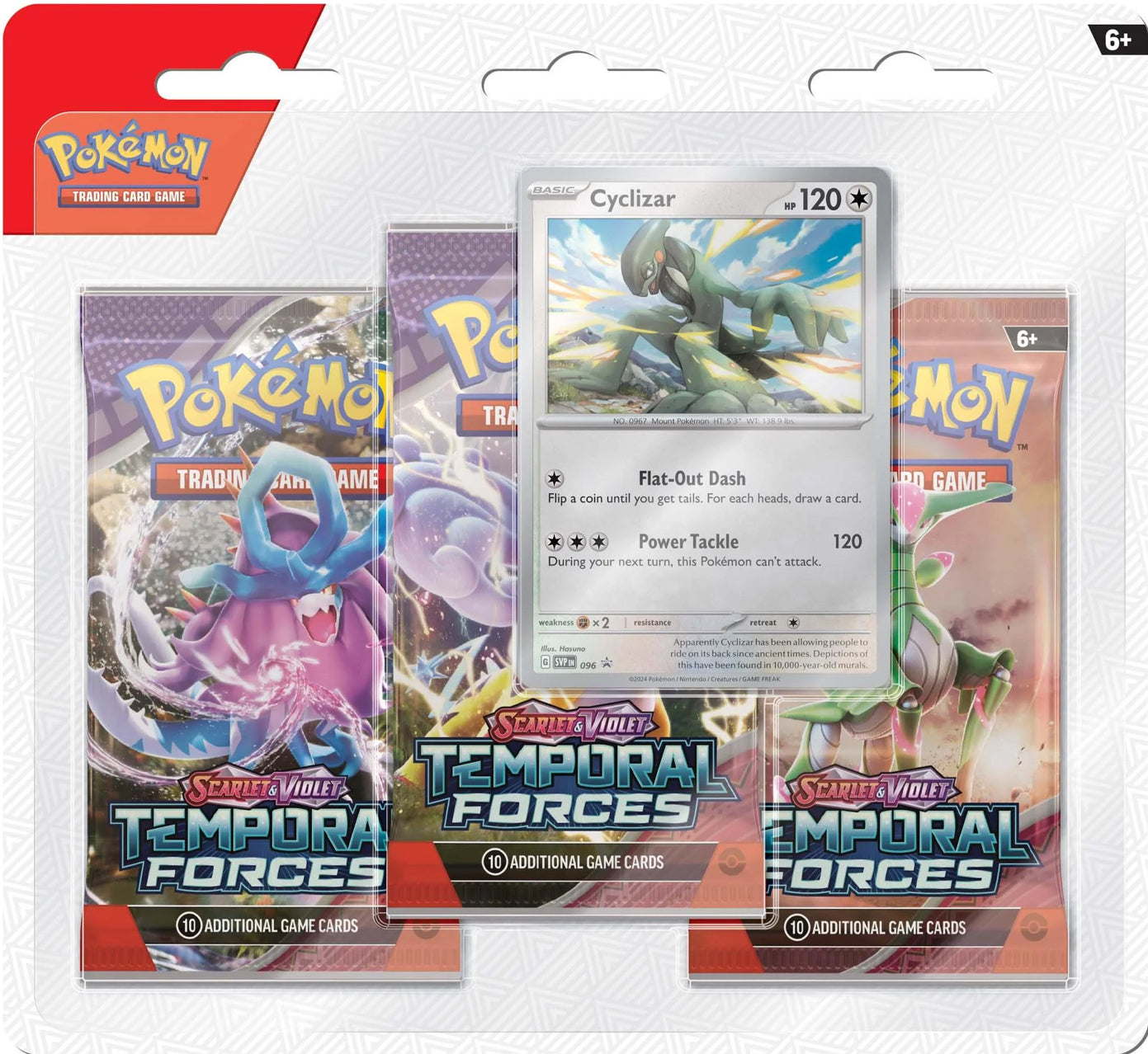 POKEMON TCG 3 BOOSTER OK TEMPORAL FORCES