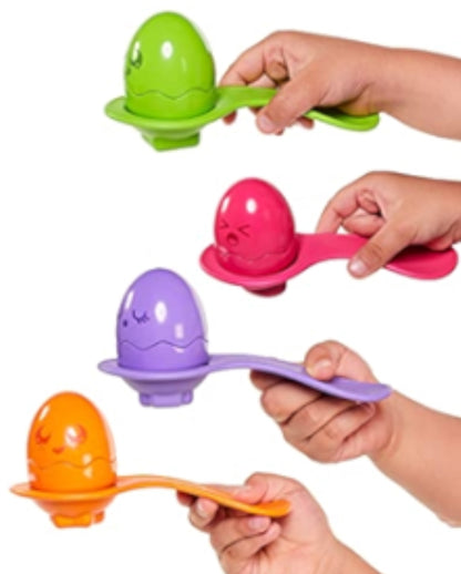 Tomy Hide & Squeak Egg And Spoon Set