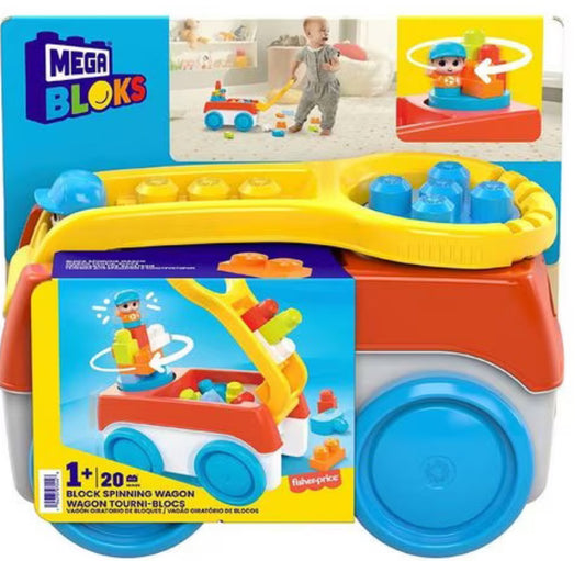 MEGA BLOCKS BLOCK SPINNING WAGON