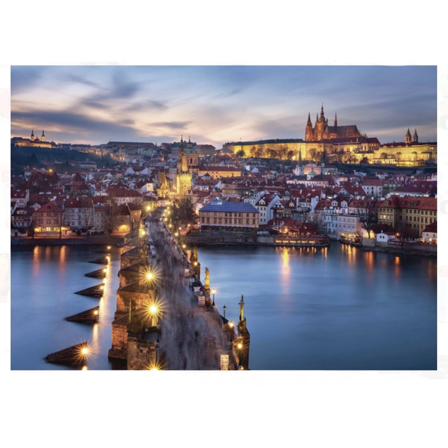PUZZLE 1000PC PRAGUE AT NIGHT REFRESH