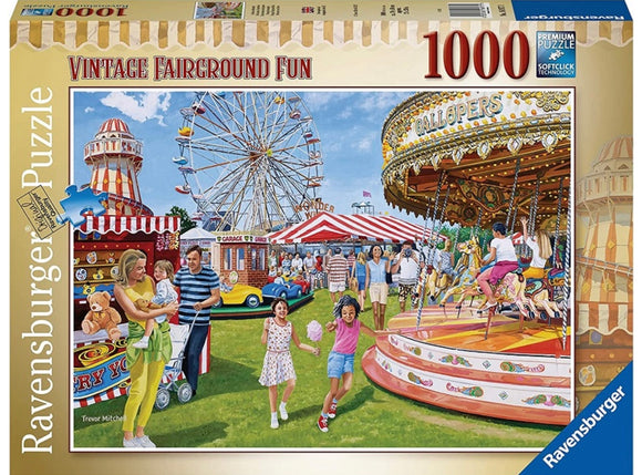 PUZZLE 1000PC VINTAGE FAIRGROUND FUN