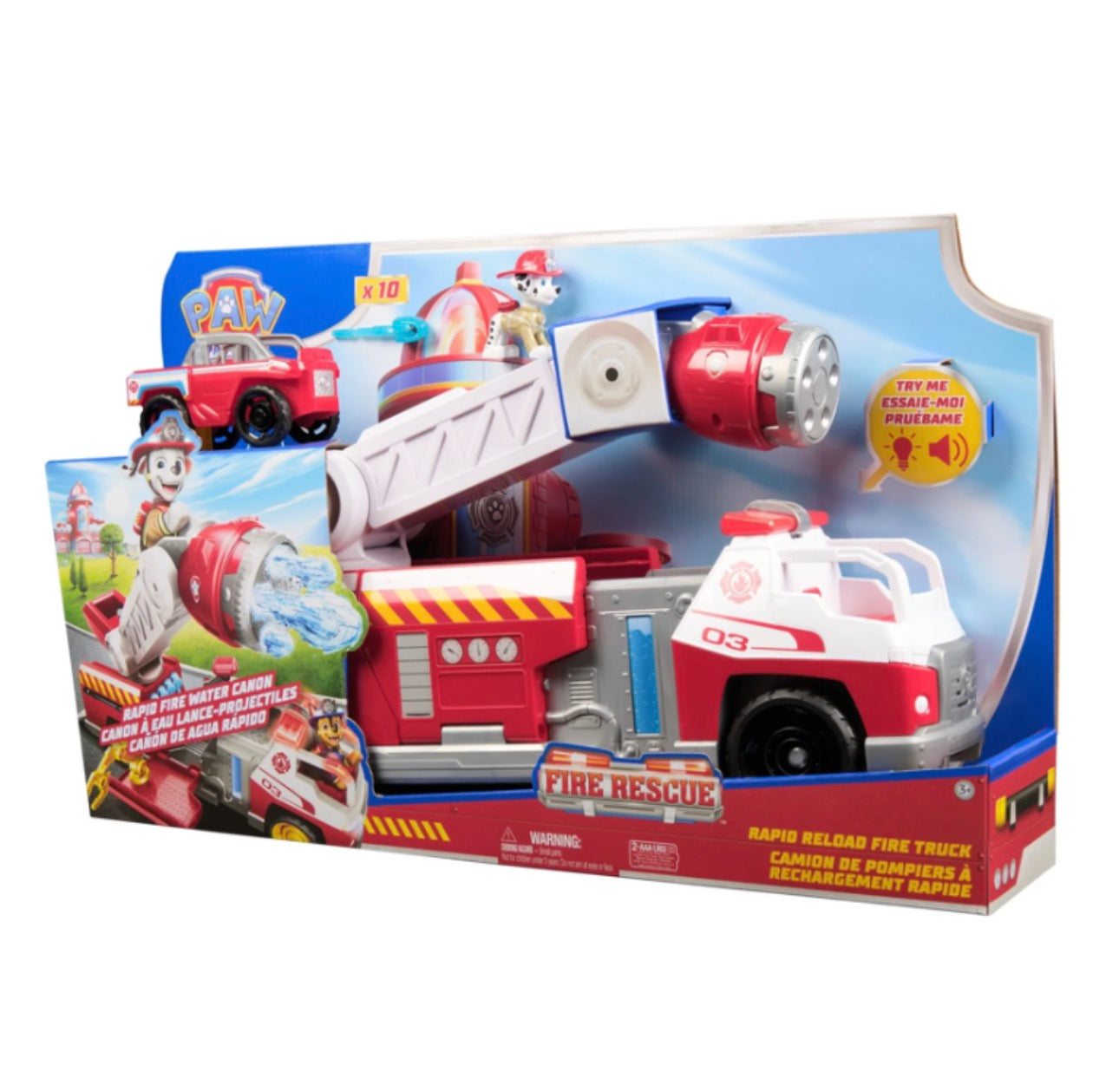 PAW PATROL FIRE RESCUE DLX FIRE TRUCK