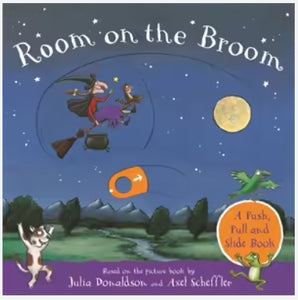 BOOK ROOM ON THE BROOM WITH SLIDE TABS