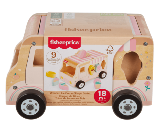 F/P WOODEN ICE CREAM SHAPE SORTER