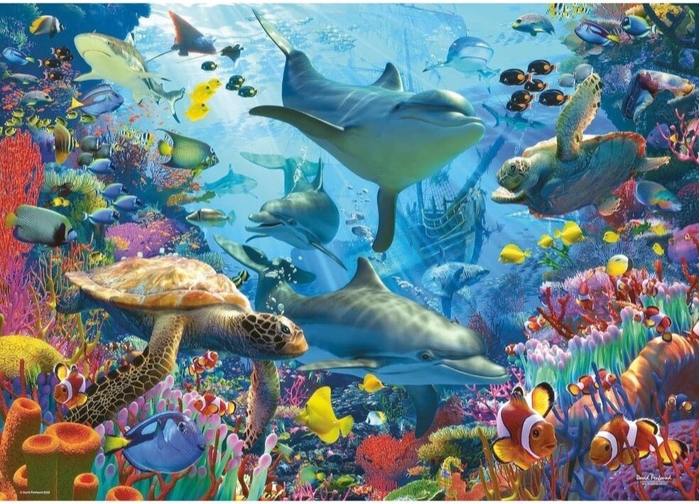 PUZZLE 1000PC CORAL REEF RETREAT