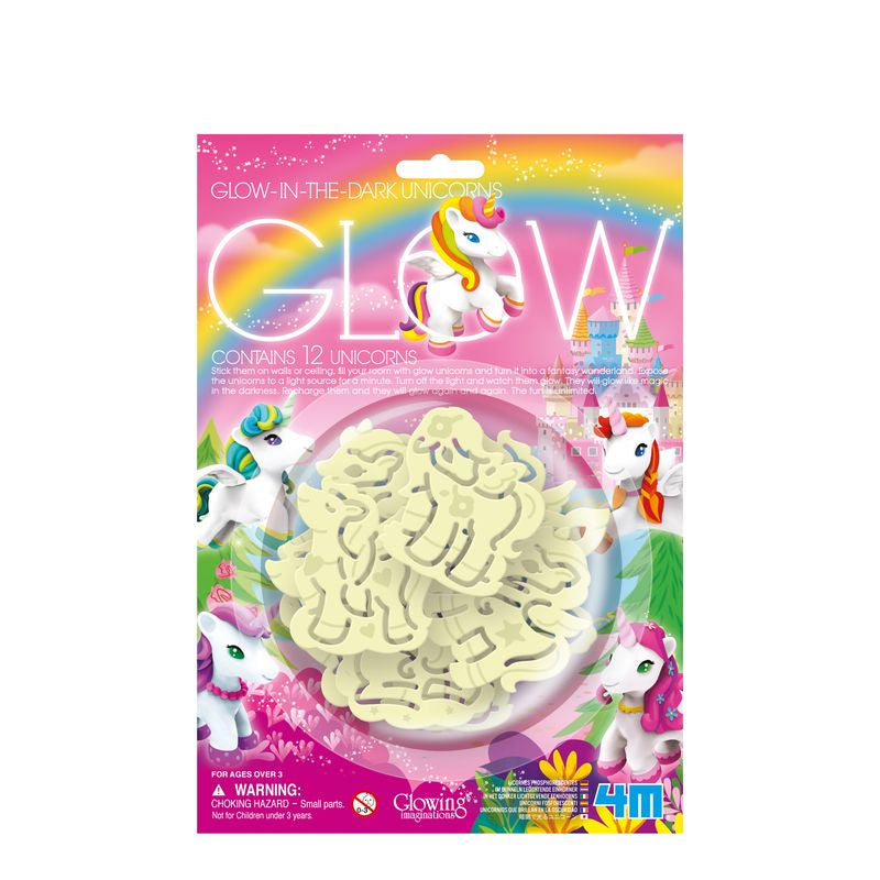 4M GLOW IN THE DARK UNICORNS