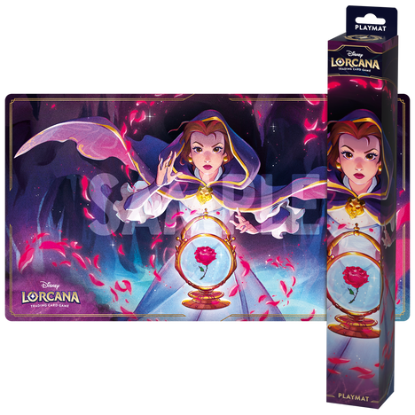 DISNEY LORCANA S5 SHIMMER PLAYMAT BELLE