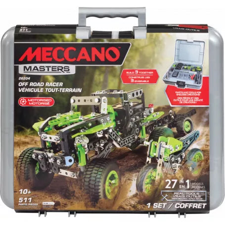MECCANO MASTERS 27 IN 1 OFF ROAD IN CASE