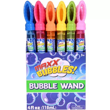 MAXX BUBBLES 4 OZ BUBBLE WAND
