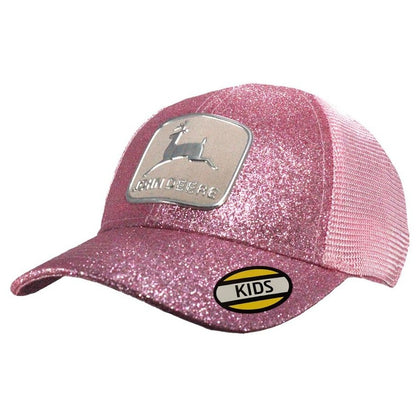 JD CAP VINTAGE LOGO GLITTER PINK TODDLER