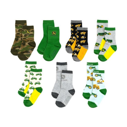 JD CREW SOCKS 7PK 2T-4T