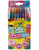 CRAYOLA CRAYONS S/SCENTS MINI TWIST 24CT