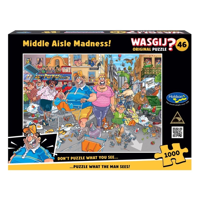 PUZZLE WASGIJ # 46 ORIG MIDDLE AISLE MAD