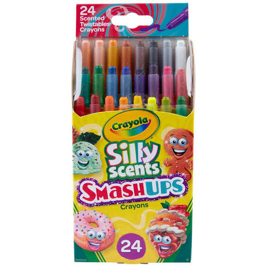 CRAYOLA CRAYONS S/SCENTS MINI TWIST 24CT