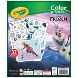 CRAYOLA COLOR & STICKER BOOK FROZEN REFR