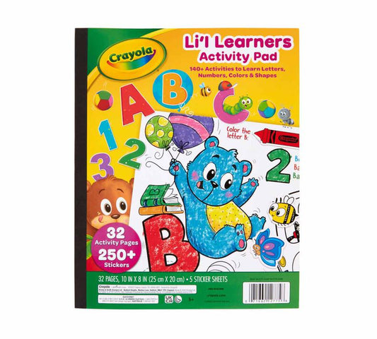 CRAYOLA LI'L LEARNERS ACTIVITY PAD