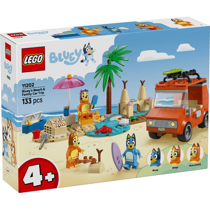LEGO 11202 BLUEY BEACH & FAMILY CAR TRIP