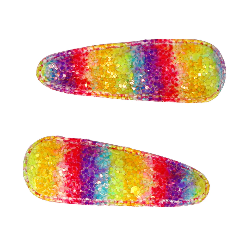 P/POP HCG203 RAINBOW CHUNKY SNAP CLIP