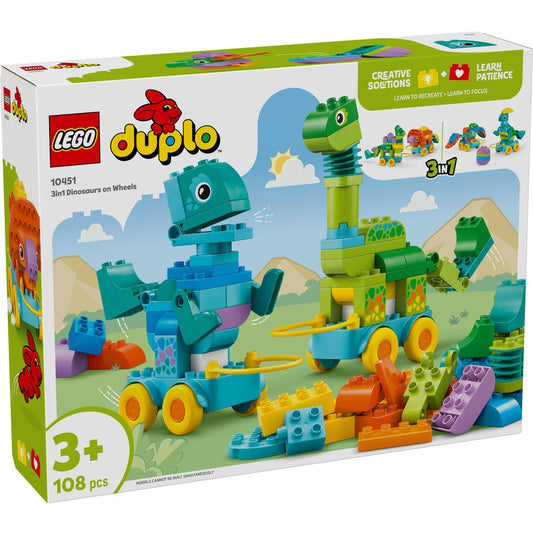 LEGO 10451 DUPLO 3 IN 1 DINOSAUR WHEELS