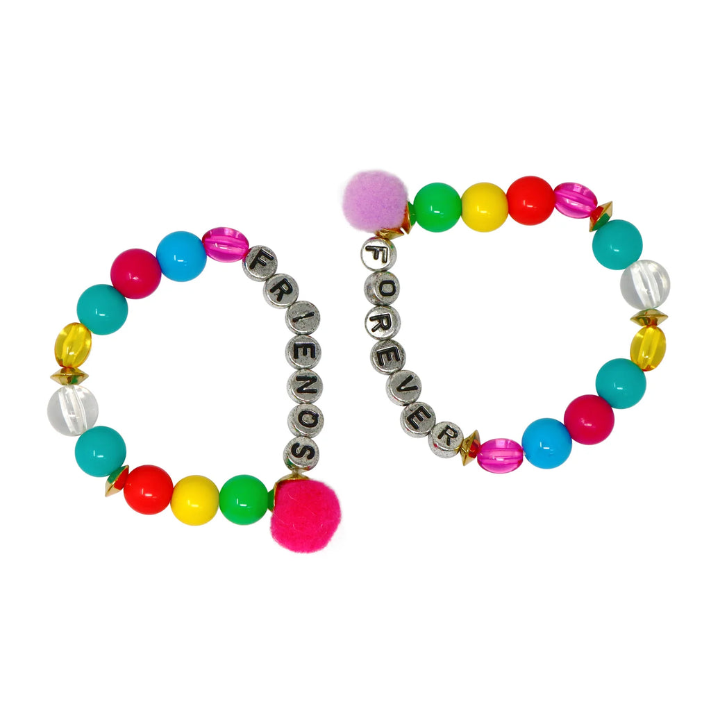 P/POP BCL015 FRIENDS FOREVER BEADED BRAC