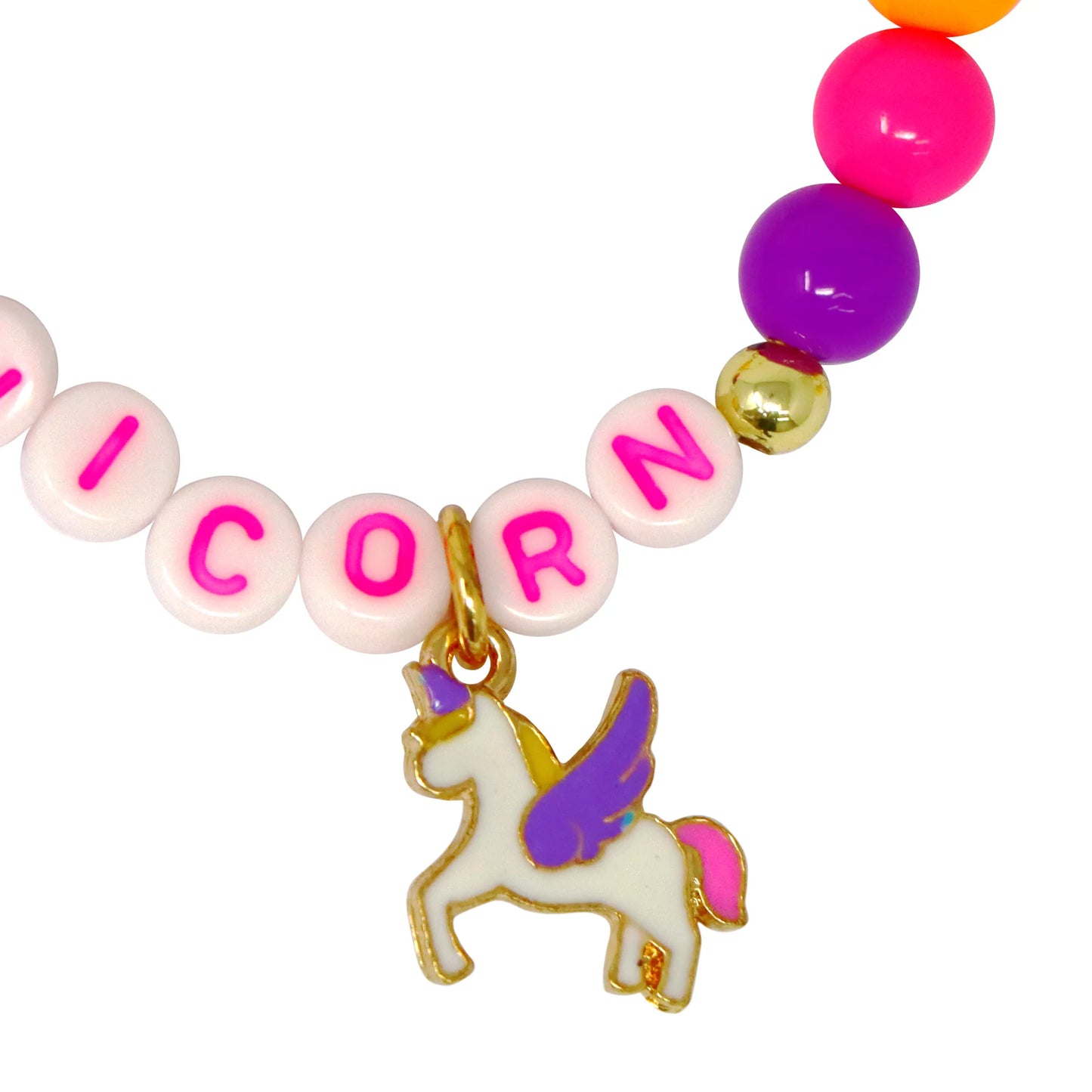 P/POP BCL014 BFF UNICORN RAINBOW BRACELE