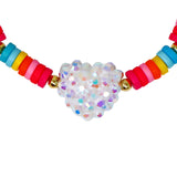 P/POP BCM128 RAINBOW JEWEL HEART BRACE