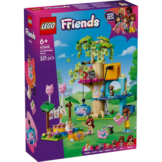 LEGO 42666 FRIENDS CAT BIRTHDAY PARTY