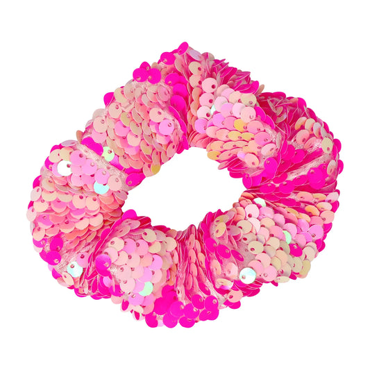 P/POP SBM115 PINK SEQUIN SCRUNCHIE