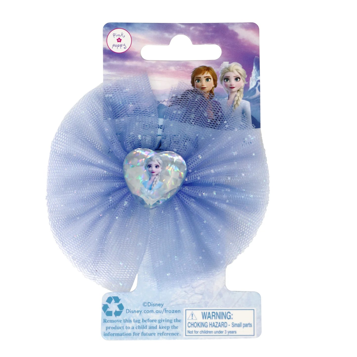 P/POP FROZEN ELSA GLITTER HEART HAIR CLI