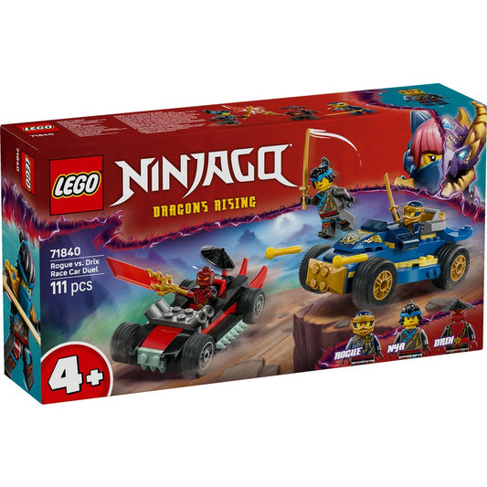 LEGO 71840 NINJAGO ROGUE VS DRIX RACE