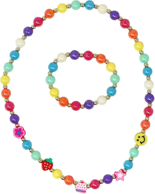 P/POP NBM123 RAINBOW SMILEY FACE BRACELE