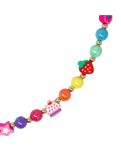 P/POP NBM123 RAINBOW SMILEY FACE BRACELE