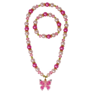 P/POP NBG161 PINK BUTTERFLY SET