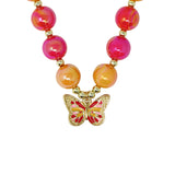 P/POP NCM127 VIBRANT BUTTERFLY NECKLACE