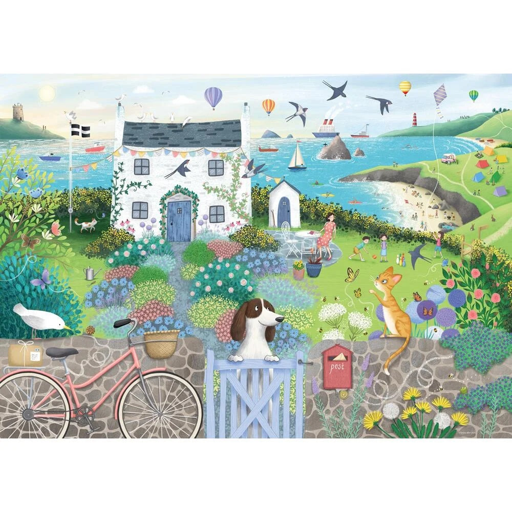 PUZZLE 1000PC COASTAL COTTAGE