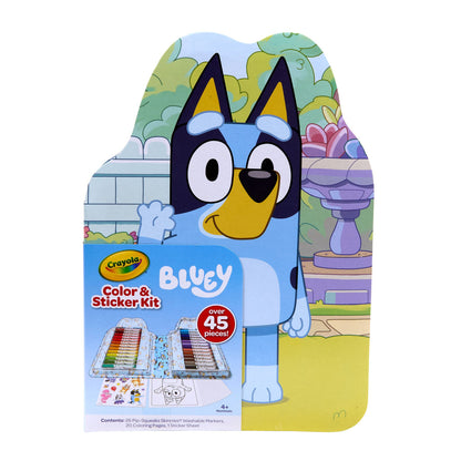 CRAYOLA COLOR & STICKER KIT BLUEY