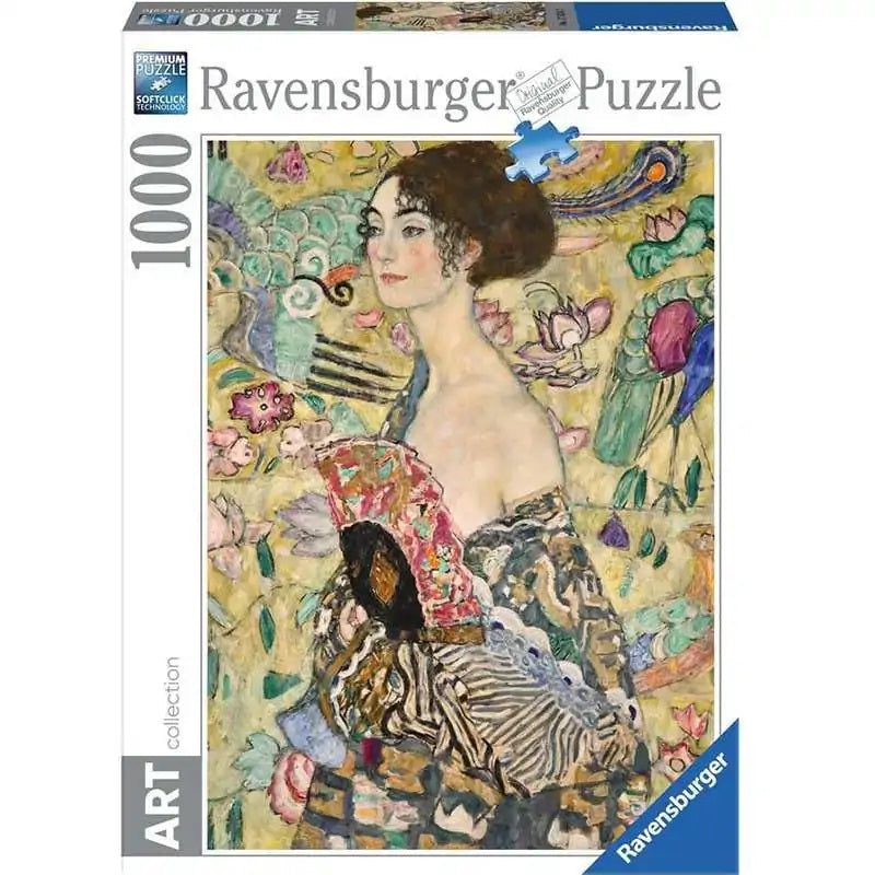 PUZZLE 1000PC KIMI LADY WITH A FAN