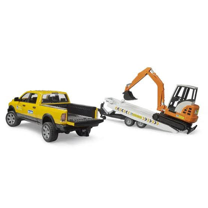 BRUDER RAM 2500 POWER WAGON & EXCAVATOR