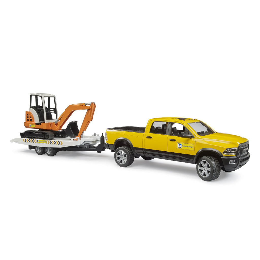 BRUDER RAM 2500 POWER WAGON & EXCAVATOR